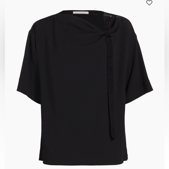 Jason Wu Collection | Draped Tie Boatneck Top - Picture 1 of 5